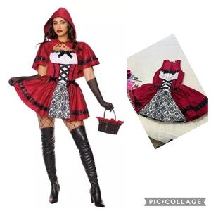 Spirit Little Red Riding Hood Halloween Costume size L